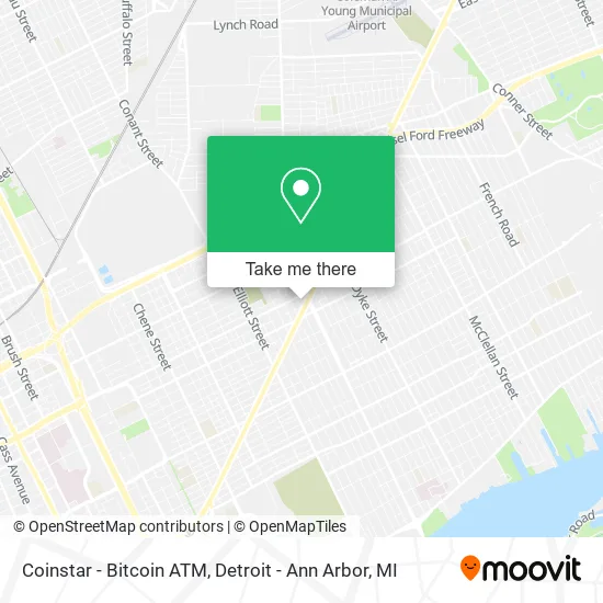 Coinstar - Bitcoin ATM map