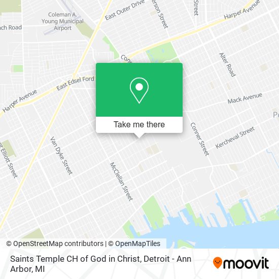 Mapa de Saints Temple CH of God in Christ