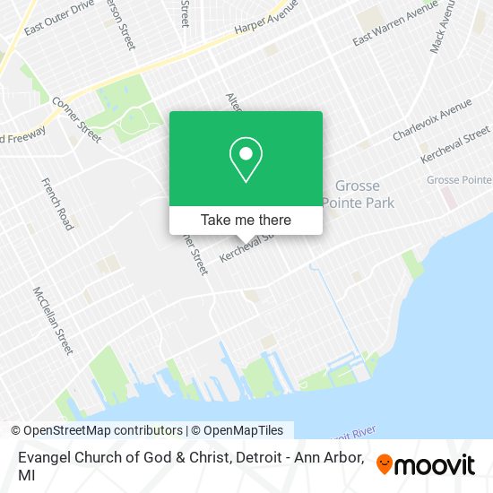 Mapa de Evangel Church of God & Christ