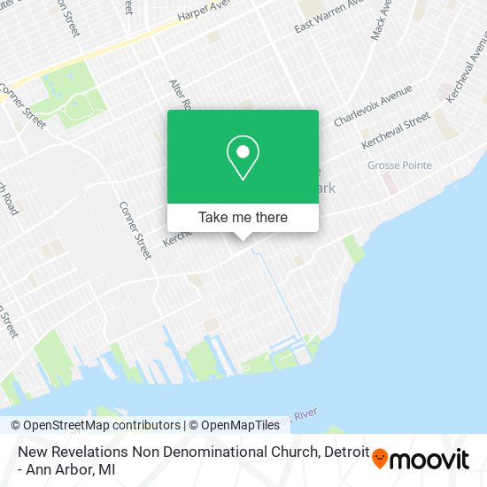 Mapa de New Revelations Non Denominational Church