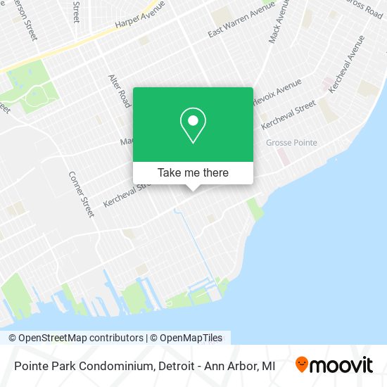 Mapa de Pointe Park Condominium