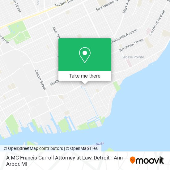 A MC Francis Carroll Attorney at Law map