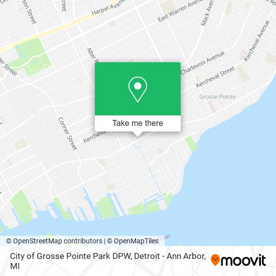 City of Grosse Pointe Park DPW map