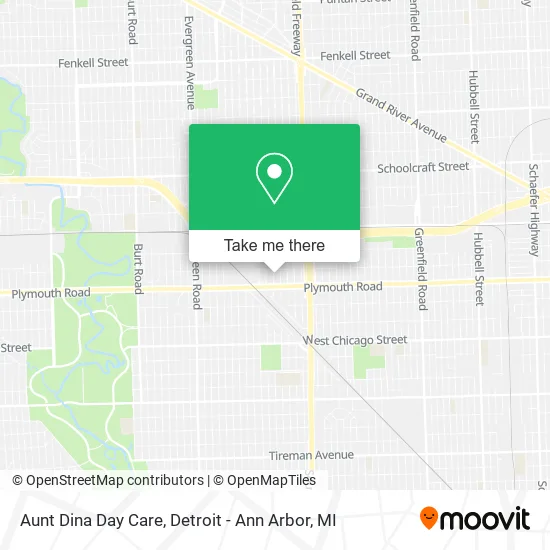 Aunt Dina Day Care map
