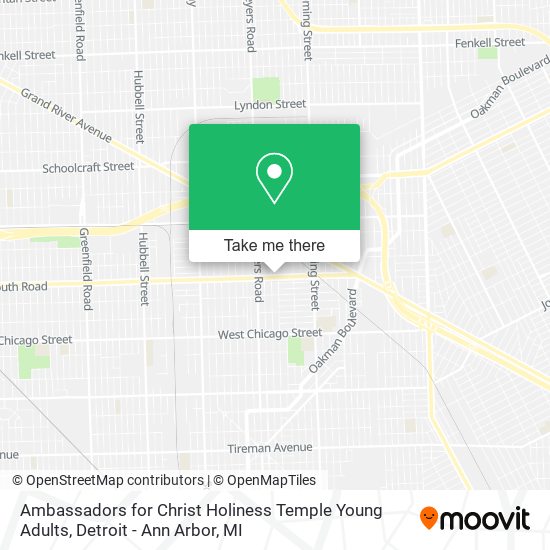 Mapa de Ambassadors for Christ Holiness Temple Young Adults