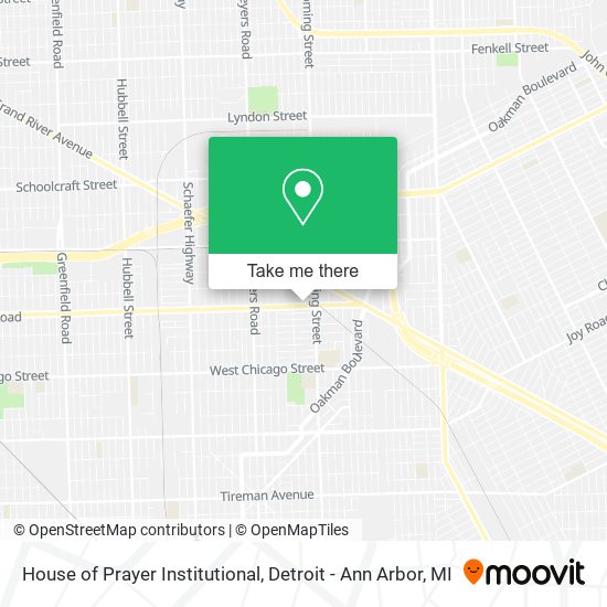 House of Prayer Institutional map