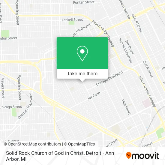 Mapa de Solid Rock Church of God in Christ
