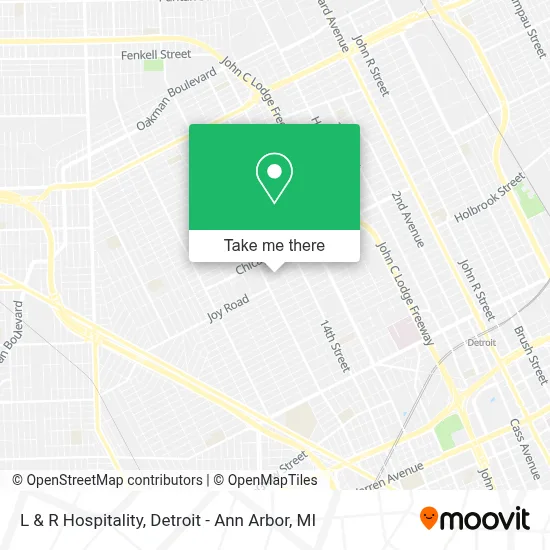 L & R Hospitality map
