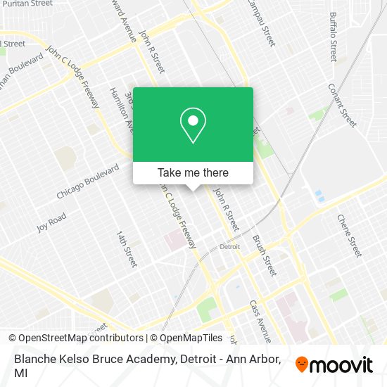 Blanche Kelso Bruce Academy map