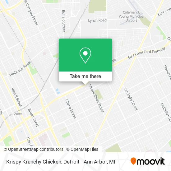 Krispy Krunchy Chicken map