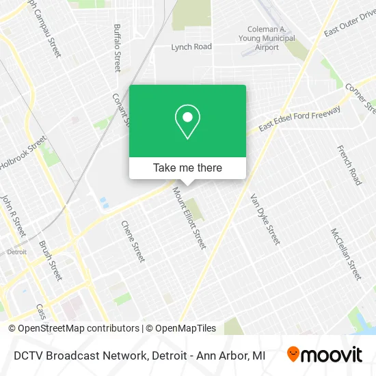 DCTV Broadcast Network map