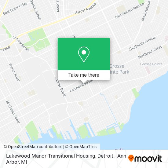 Lakewood Manor-Transitional Housing map