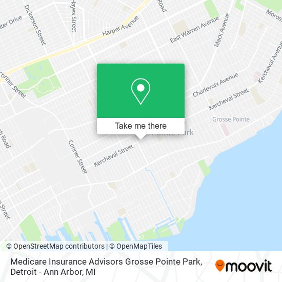 Mapa de Medicare Insurance Advisors Grosse Pointe Park