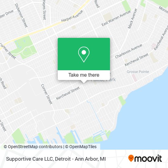 Supportive Care LLC map