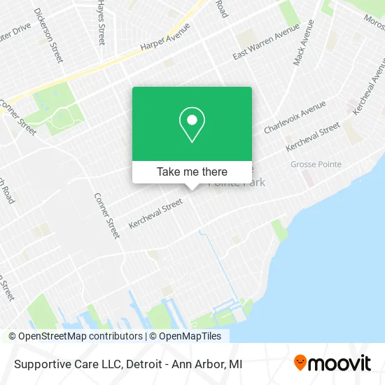 Supportive Care LLC map