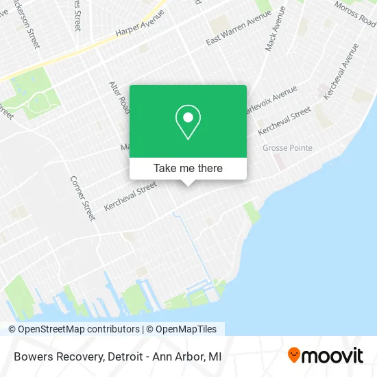 Bowers Recovery map