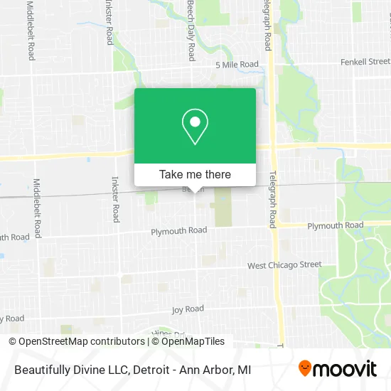 Beautifully Divine LLC map