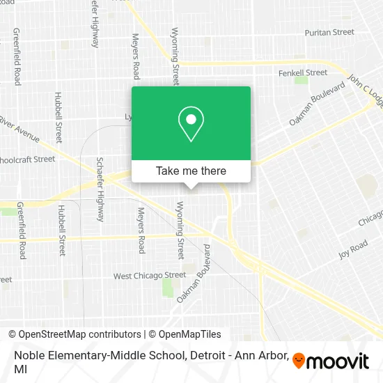 Noble Elementary-Middle School map