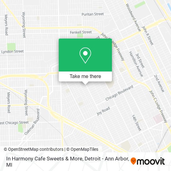 Mapa de In Harmony Cafe Sweets & More