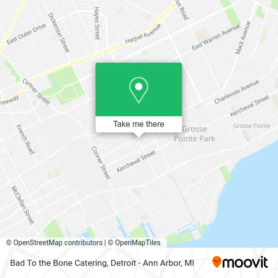 Bad To the Bone Catering map