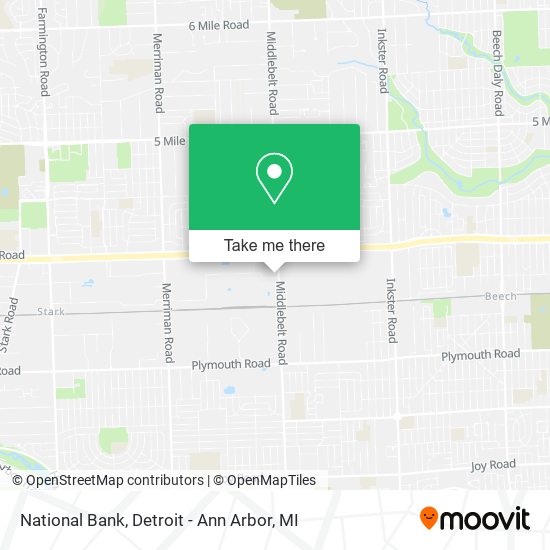 Mapa de National Bank