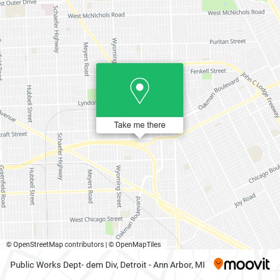 Public Works Dept- dem Div map