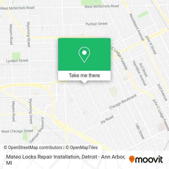 Mateo Locks Repair Installation map