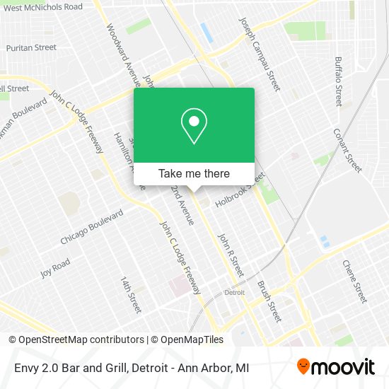 Envy 2.0 Bar and Grill map