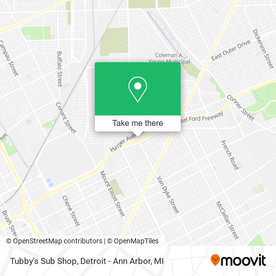Mapa de Tubby's Sub Shop