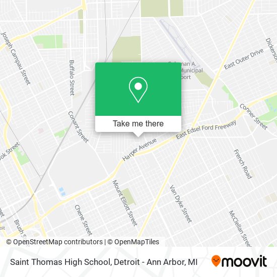 Saint Thomas High School map