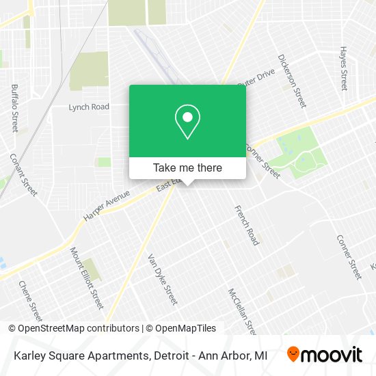 Karley Square Apartments map