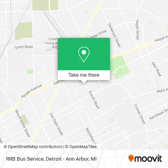 RRB Bus Service map