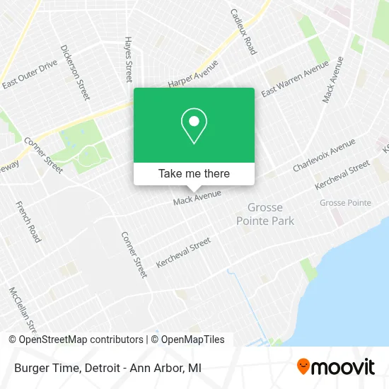 Burger Time map