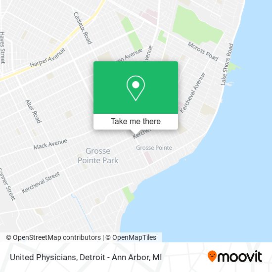 Mapa de United Physicians