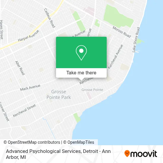 Advanced Psychological Services map