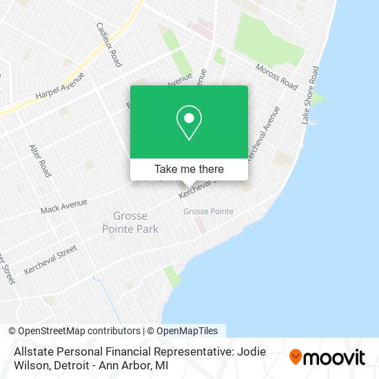 Mapa de Allstate Personal Financial Representative: Jodie Wilson