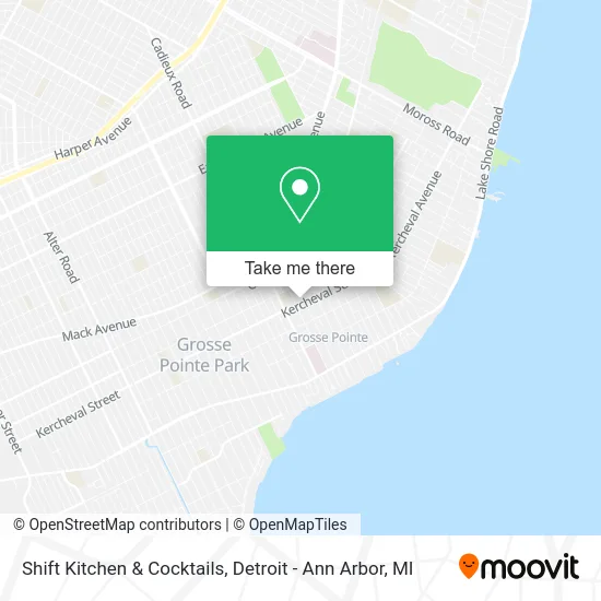 Shift Kitchen & Cocktails map