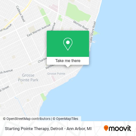 Starting Pointe Therapy map