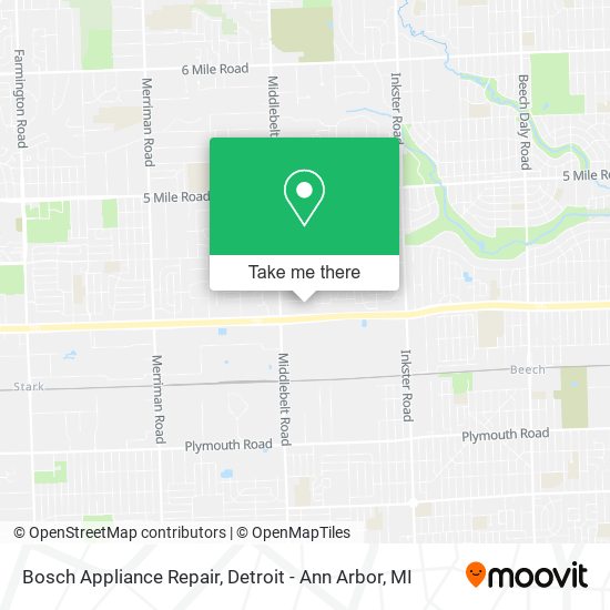 Bosch Appliance Repair map