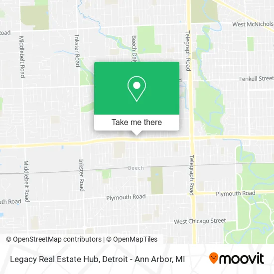 Legacy Real Estate Hub map