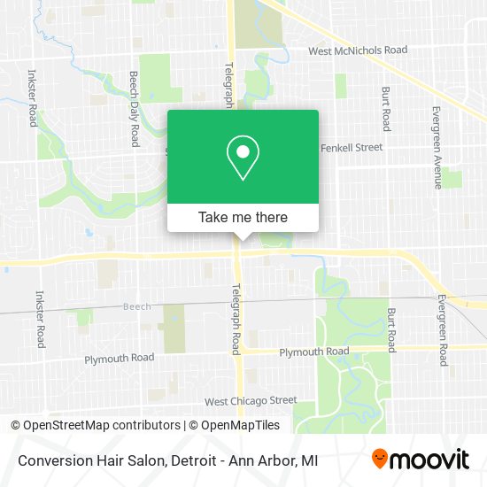 Conversion Hair Salon map