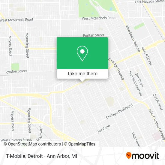 T-Mobile map