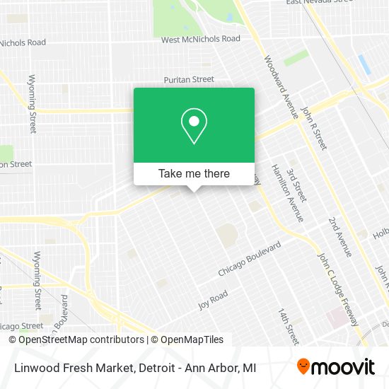 Linwood Fresh Market map