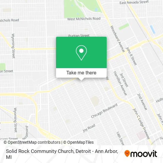 Mapa de Solid Rock Community Church