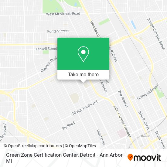 Green Zone Certification Center map