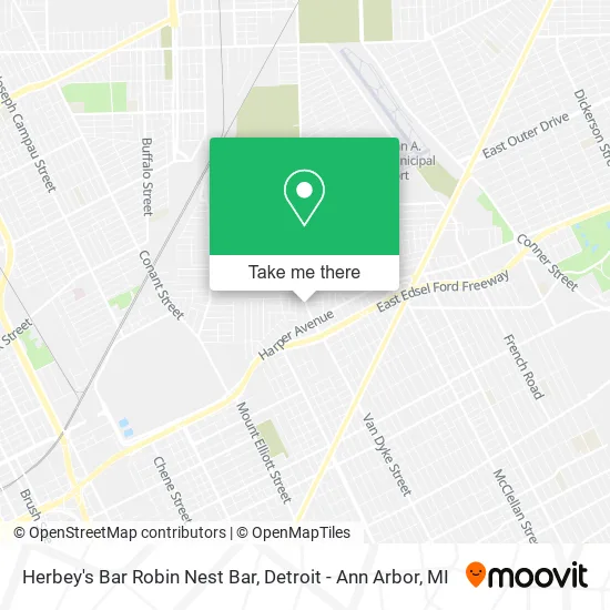 Herbey's Bar Robin Nest Bar map
