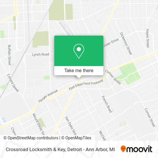 Crossroad Locksmith & Key map