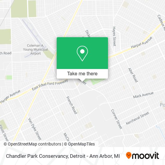 Chandler Park Conservancy map