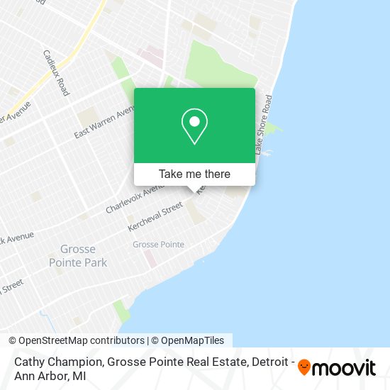 Cathy Champion, Grosse Pointe Real Estate map