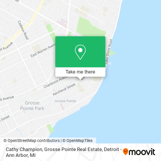 Cathy Champion, Grosse Pointe Real Estate map
